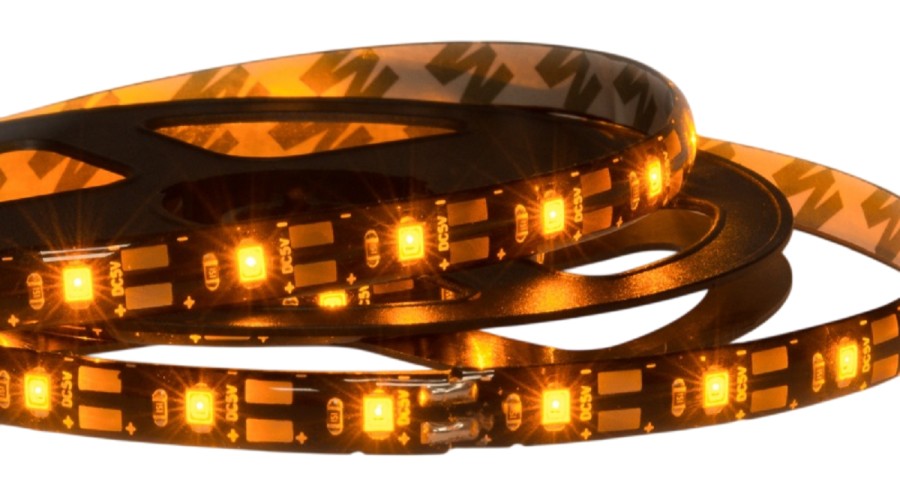 Лента светодиодная LAMPER  141-382 5B, SMD2835, 4,8Bт/м, 60 LED/м, желтый, 8мм/1м USB - изображение 4