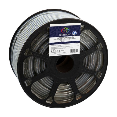 Лента светодиодная Neon-Night 142-605 ( 100 метров ) 220B, SMD2835, 60 LED/м, холодный белый, 10х7мм 142-605 - изображение 2