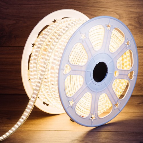 Лента светодиодная Neon-Night 142-204 ( 50 метров ) 220B, SMD2835, 276 LED/м, теплый белый, 7,5x20мм,  142-204 - изображение 3