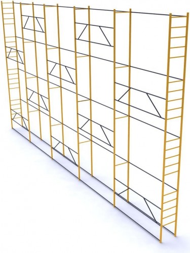 Леса строительные облегченные РИНСТРОЙ ЛРСП-250 D-32 мм 14х27 без настила