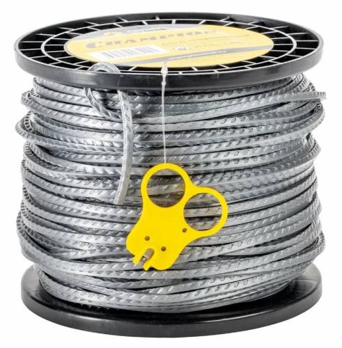 Леска триммерная CHAMPION C7073 platin saw 4.0мм*80м (зубчатый)+нож