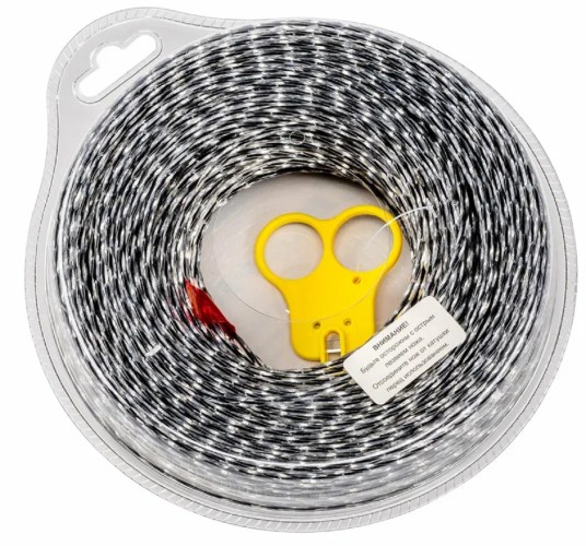 Леска триммерная CHAMPION C7047 tri-twist 2.7мм*60м (витой треугольник)+нож - изображение 2