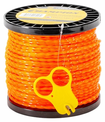 Леска триммерная CHAMPION Twisted Square 3.0мм/ 60м витой квадрат (C7011) C7011