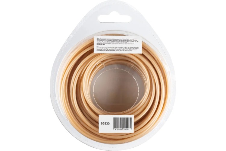 Леска триммерная Denzel ALUFLEX армированная алюминием круглая, 2,4 мм х 15 м. 96830 - изображение 3