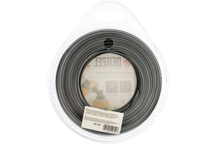 Леска триммерная Denzel EXTRA CORD двухкомпонентная круглая 2,4мм х 15м. 96180 - изображение 2