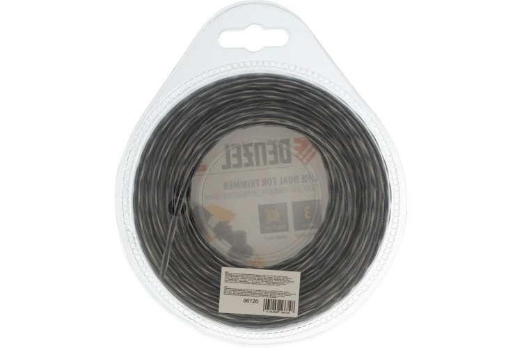Леска триммерная Denzel EXTRA CORD двухкомпонентная квадрат 3,0 мм 15 м. 96126 - изображение 2