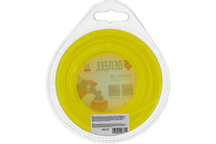 Леска триммерная Denzel FLEX CORD круглая 2 мм х15 м. 96107 - изображение 2