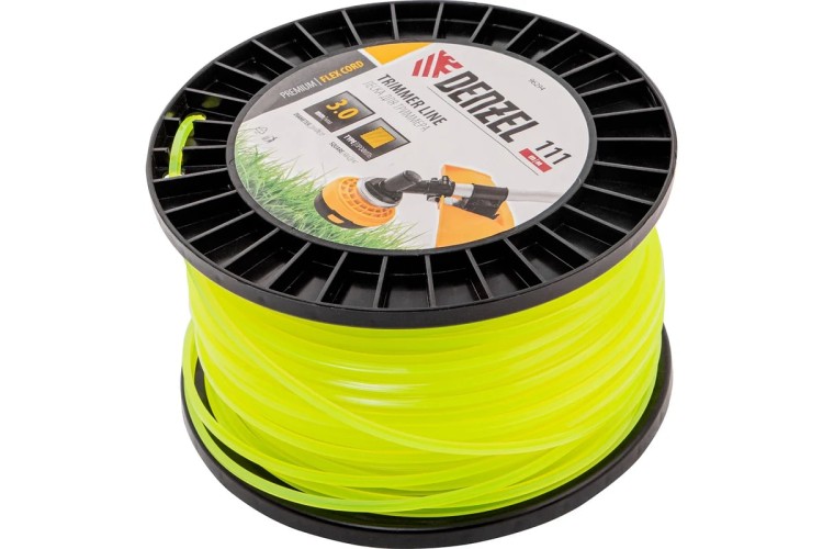 Леска триммерная Denzel FLEX CORD квадрат, 3,0 мм х 111 м. 96294 - изображение 2