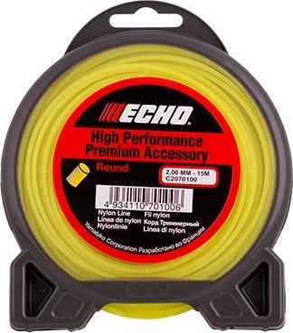 Леска триммерная ECHO 2,0мм/ 15м Round Line (круглая) C2070100