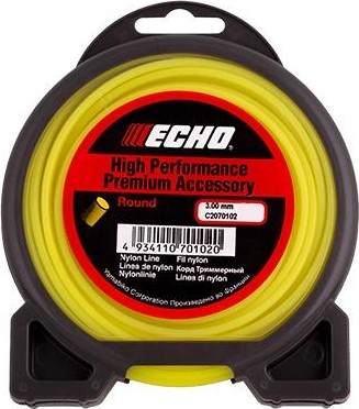 Леска триммерная ECHO Round Line 3,0мм/ 10м круг (102141220/C6000017) 102141220/C6000017