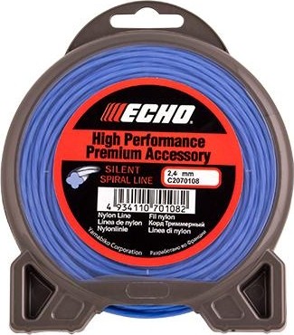 Леска триммерная ECHO Silent Spiral Line 2,7мм/ 12м витая (C2070109) C2070109