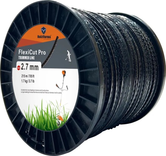 Леска триммерная HOLZFFORMA FlexiCut Pro 2.7х215м, зубчатая PJ93343PRO