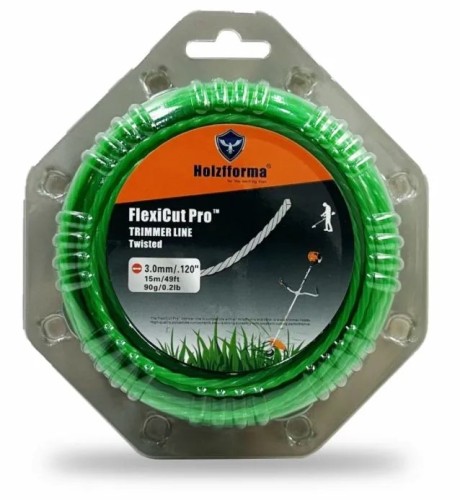 Леска триммерная HOLZFFORMA FlexiCut Pro 3.0х15м, витая TW003015PRO