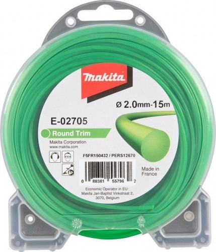 Леска триммерная MAKITA E-02705 круглая, 2 ммх15 м