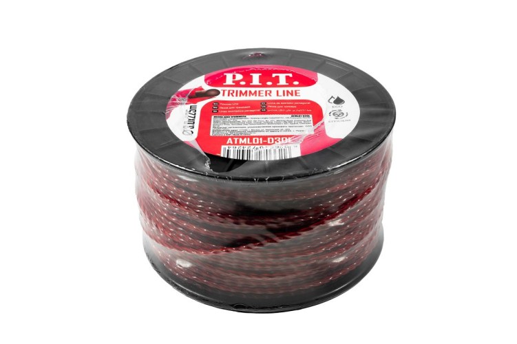 Леска триммерная P.I.T. ATML01-D30L двухцветная 3lb 3,0 мм, 180м