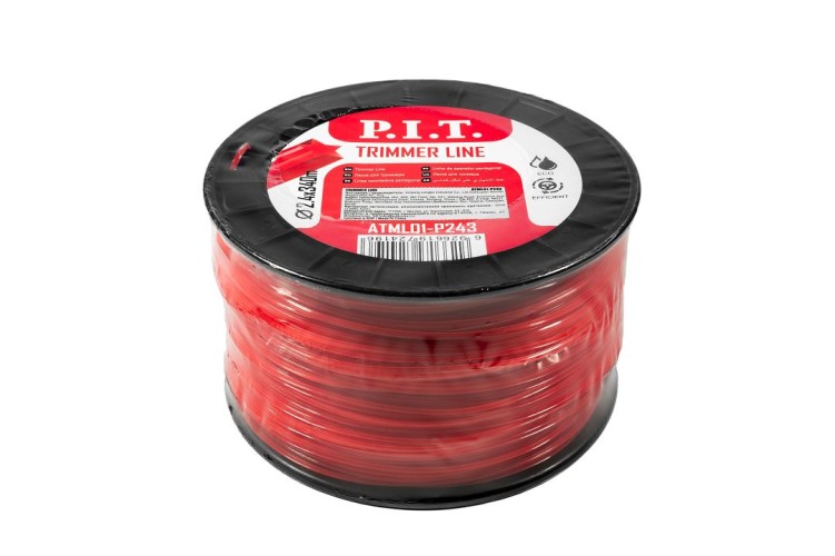 Леска триммерная P.I.T. ATML01-P243 звезда 3lb 2,4 мм, 340м