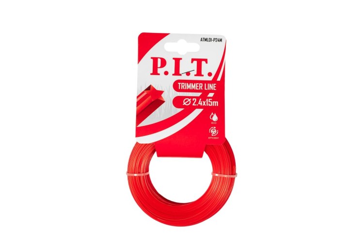 Леска триммерная P.I.T. ATML01-P24M звезда 15 мx2,4 мм