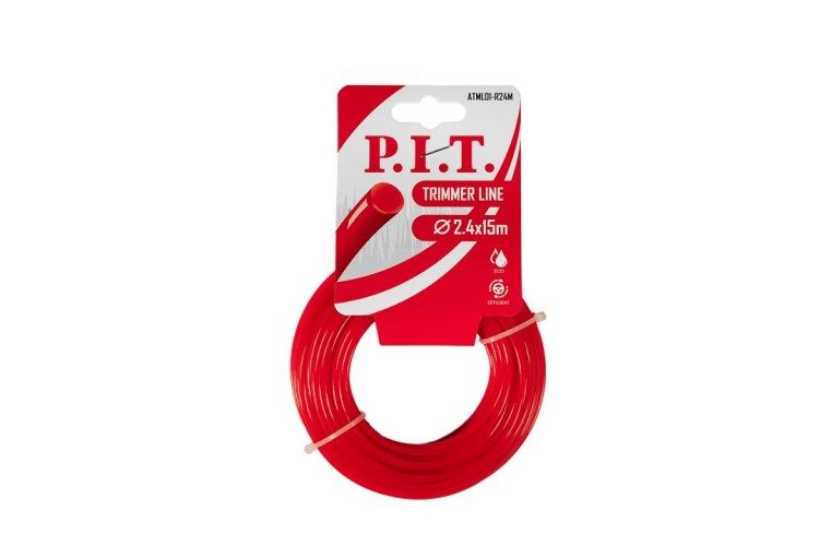 Леска триммерная P.I.T. ATML01-R24M круг 15 мx2,4 мм