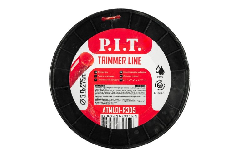 Леска триммерная P.I.T. ATML01-R305 круг 5lb 3,0 мм, 275м - изображение 2