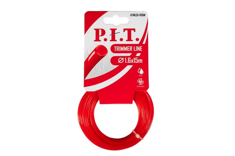 Леска триммерная P.I.T. ATML01-R16M круг 15 мx1,6 мм
