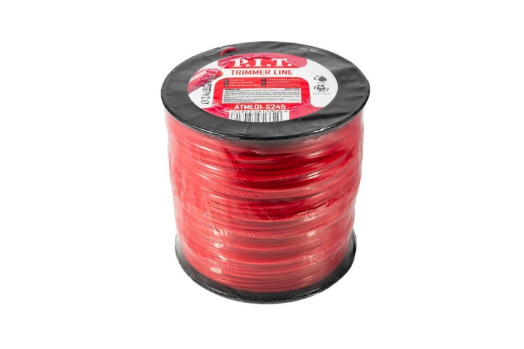 Леска триммерная P.I.T. ATML01-S245 квадрат 5lb 2,4 мм, 395м