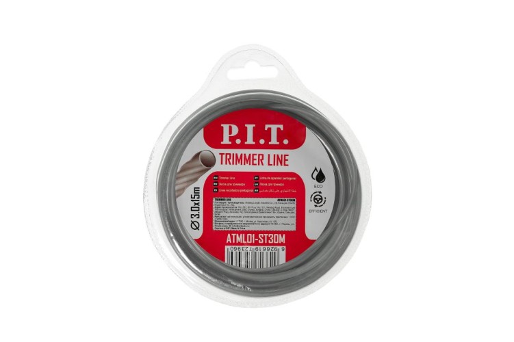 Леска триммерная P.I.T. MLC-13015 3.0mm*15м, метал. сердечник