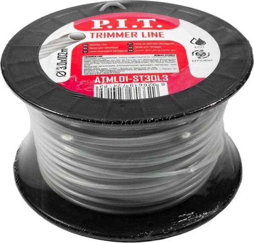 Леска триммерная P.I.T. MLC-33030N 3.0mm*3lb, метал. сердечник, бухта 102м