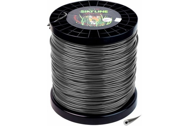 Леска триммерная SIAT PREMIUM TWIN POWER 2.4 бобина, 387м 303224