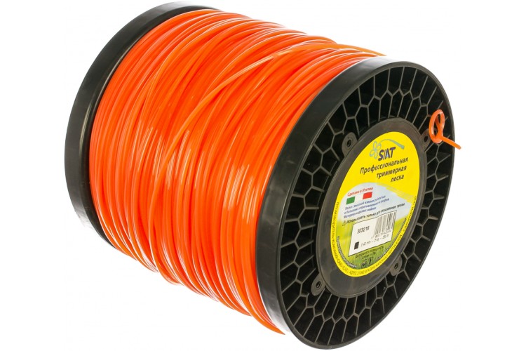 Леска триммерная SIAT PROFESSIONAL КВАДРАТ 2.4 SIAT-305м бобина 303216