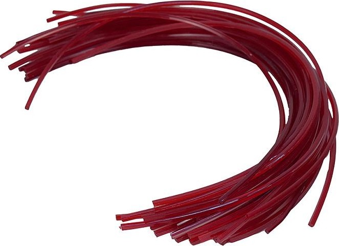 Леска триммерная СОЮЗ ТЛ3535-3.0-4-30 d=3.0мм l=30см, цвет красный, квадрат,нарезанная,