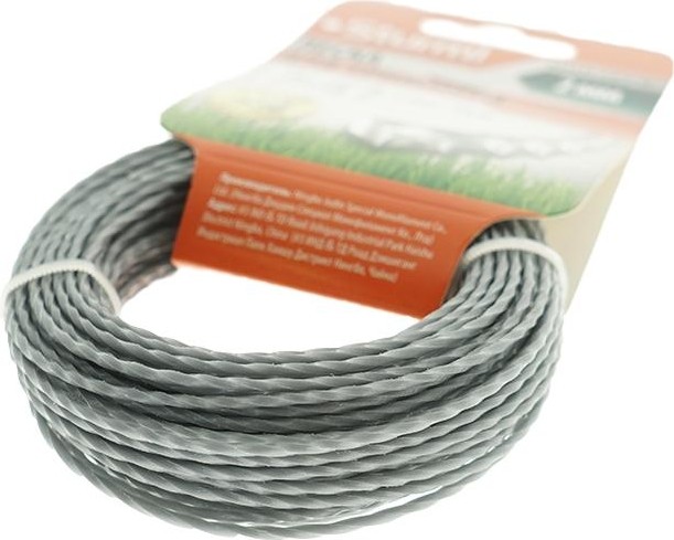 Леска триммерная Sturm 2.0 мм/15 м крученый квадрат (GT3535-2.0-S-15) GT3535-2.0-S-15 - изображение 2