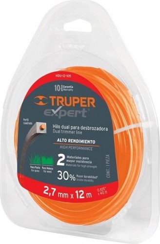 Леска триммерная TRUPER HDU-12-105 39.3 FT, 7/64" 15959