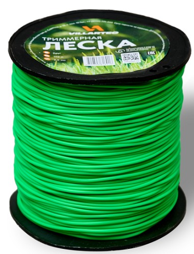 Леска триммерная VILLARTEC K0000020190 кр.сечения 2,0 мм*190 м