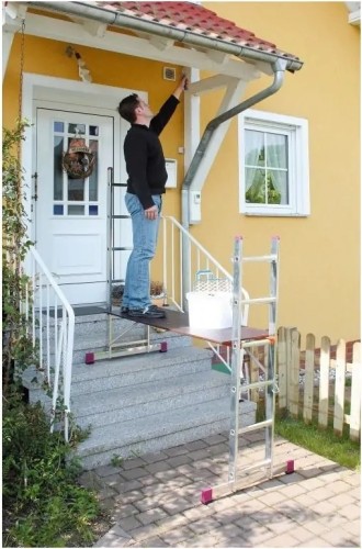 Лестничные подмости KRAUSE CORDA 2х7 080103 - изображение 5