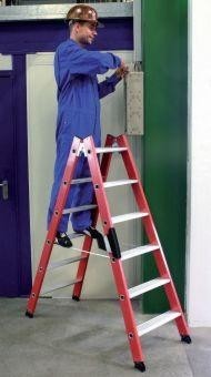 Лестница из стекловолокна KRAUSE 10 ступеней, двухсторонняя 815460