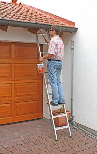 Лестница приставная KRAUSE STABILO 10 ступеней со ступенями 124432 - изображение 3