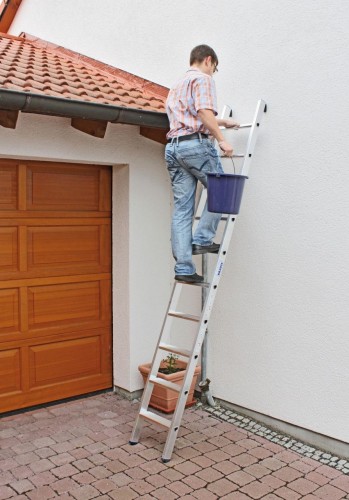 Лестница приставная KRAUSE STABILO 10 ступеней со ступенями 124432 - изображение 2