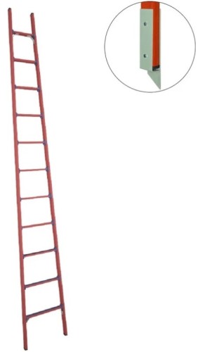 Лестница приставная стеклопластиковая Антиток ЛСПД-4,0 ЕМГ (евро, мягкий грунт) 471568