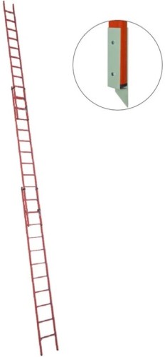 Лестница приставная стеклопластиковая раздвижная Антиток ЛСПРД-9,0 ЕМГ (евро, мягкий грунт) 471582