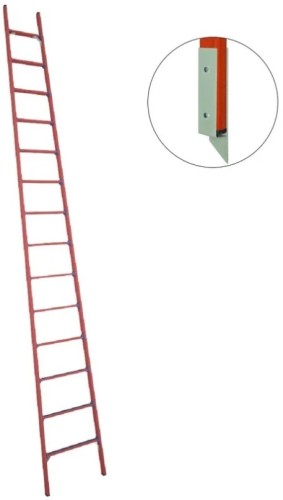 Лестница приставная стеклопластиковая Антиток ЛСПД-5,0 ЕМГ (евро, мягкий грунт) 471572