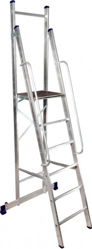 Лестница с платформой АЛЮМЕТ АРЕ 1407 APE1407