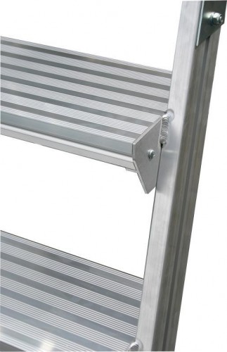 Лестница с платформой KRAUSE STABILO 4 ступени, передвижная двухсторонняя, ограждение 1,0 м 820242 - изображение 3