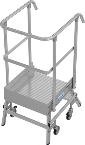 Лестница с платформой KRAUSE STABILO 2 ступени, передвижная, ограждение 1,1 м 820990 - изображение 2
