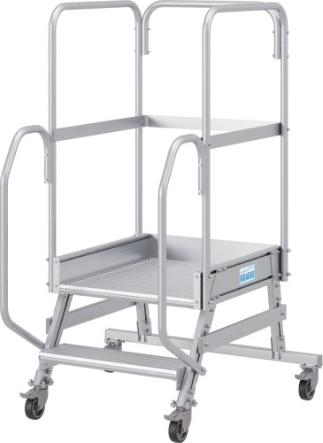 Лестница с платформой KRAUSE CORDA 2 ступени, передвижная 820006