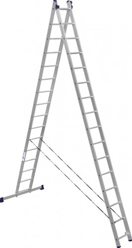 Лестница-стремянка двухсекционная АЛЮМЕТ 6216 2х16 HS2 6216
