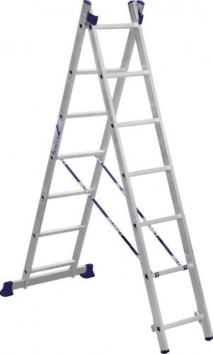 Лестница-стремянка двухсекционная АЛЮМЕТ 5207 2х 7 H2 5207
