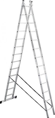 Лестница-стремянка двухсекционная Biber 98433 2х13 тов-084528 - изображение 2