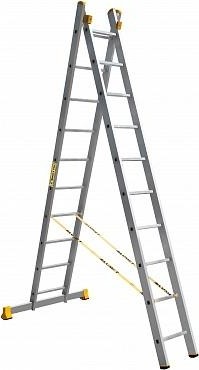 Лестница-стремянка двухсекционная АЛЮМЕТ 9210 2х10 P2 9210