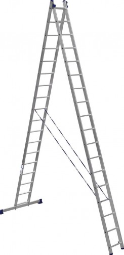 Лестница-стремянка двухсекционная АЛЮМЕТ 6218 2х18 HS2 6218