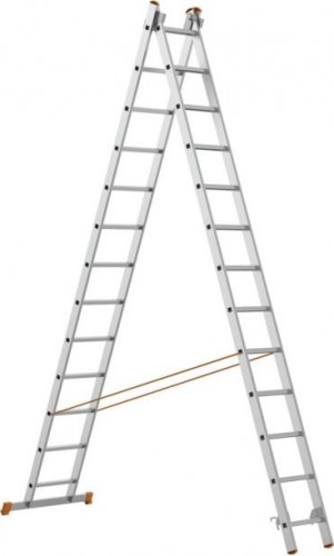 Лестница-стремянка двухсекционная Sarayli 2х13 PRO, усиленная 4213P